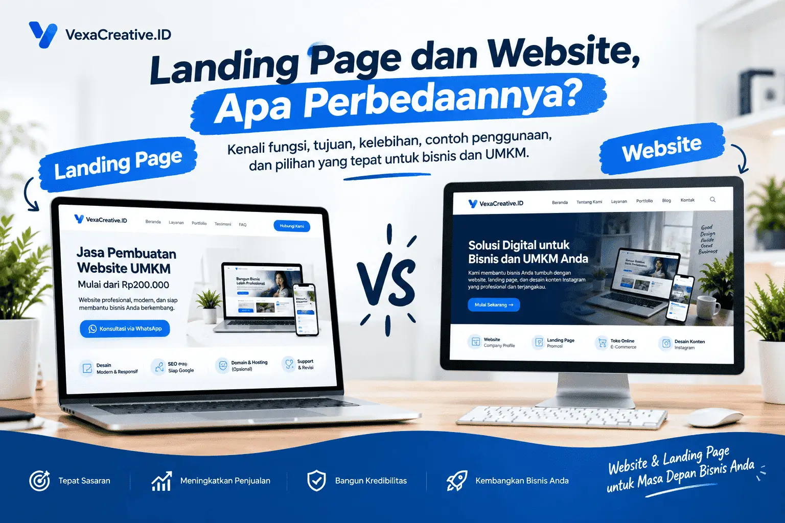 Landing Page dan Website, Apa Perbedaannya?