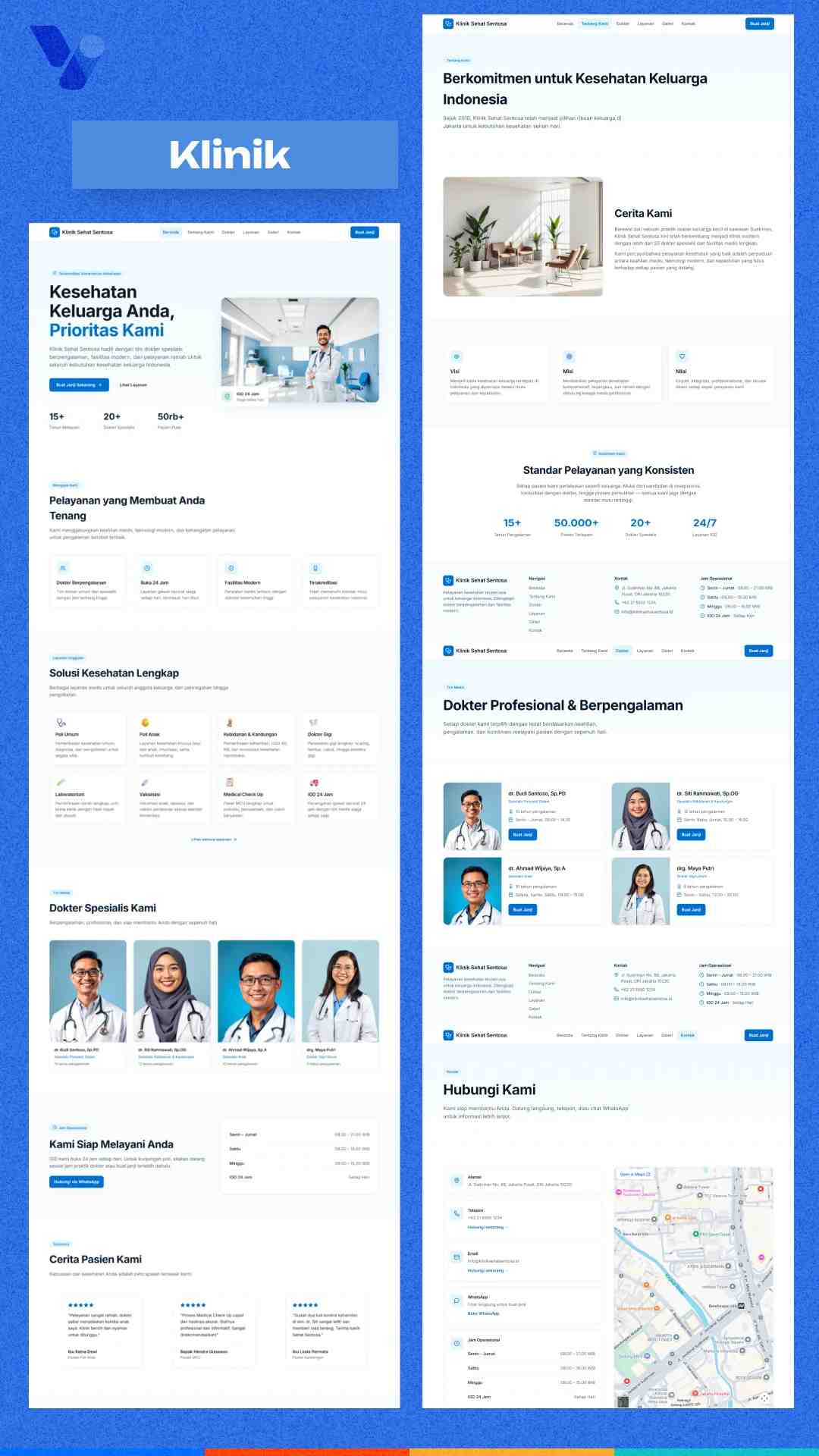 Website Company Profile Klinik Sample